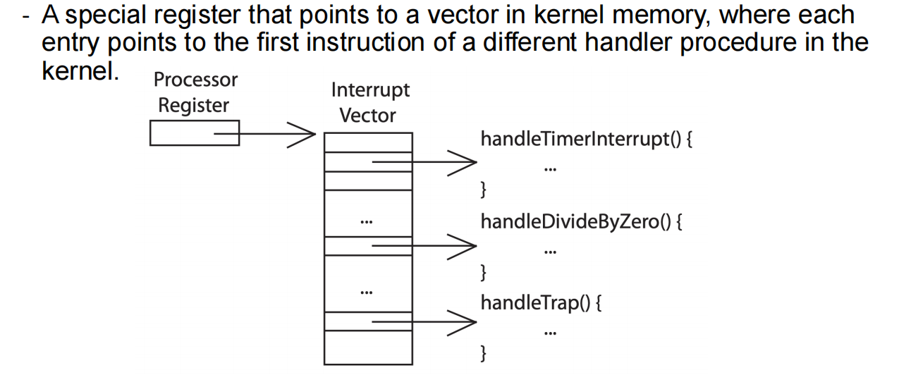 02 Context Switch 中断向量表