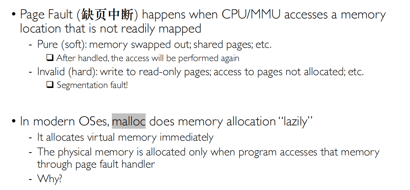 05 Address Translation 缺页中断