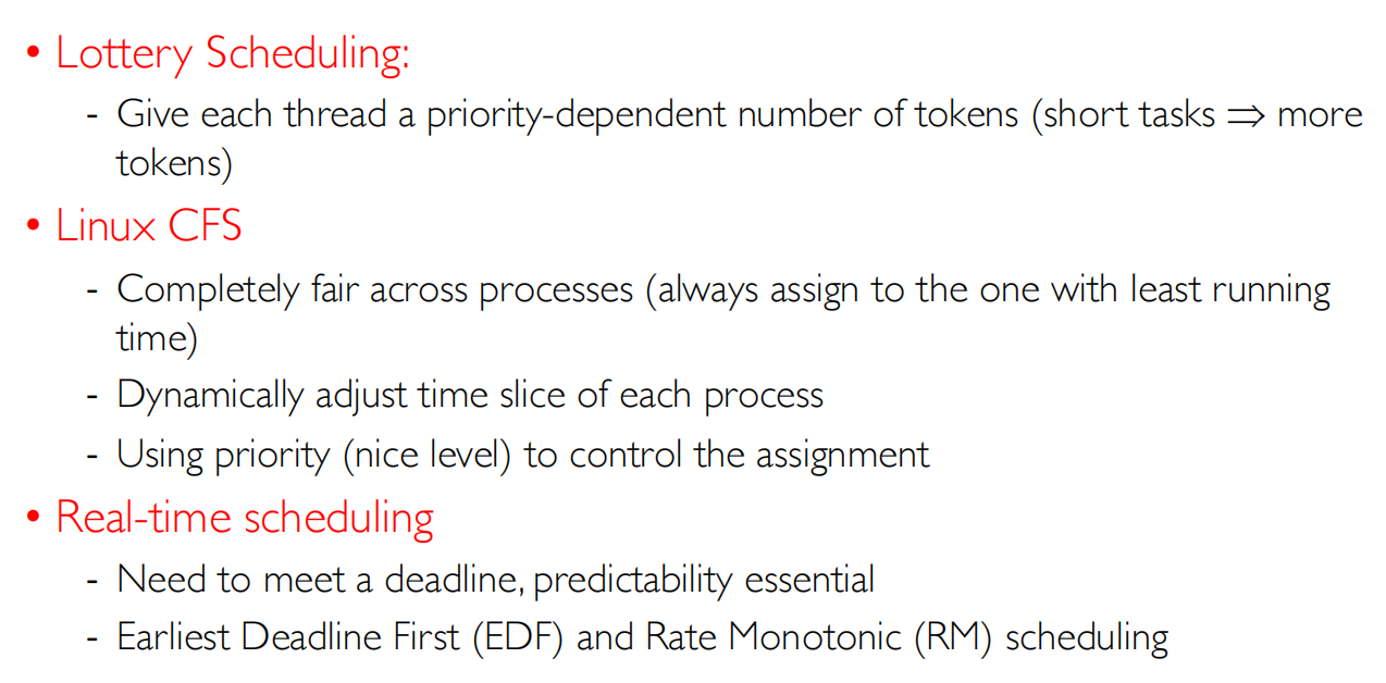 09 Scheduling Summary2