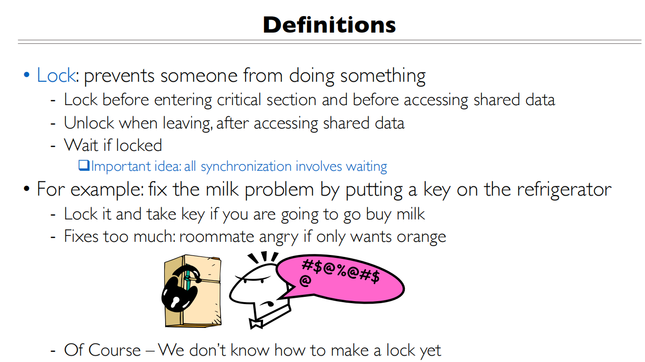 10 Lock and conditional variable design 一些概念定义2