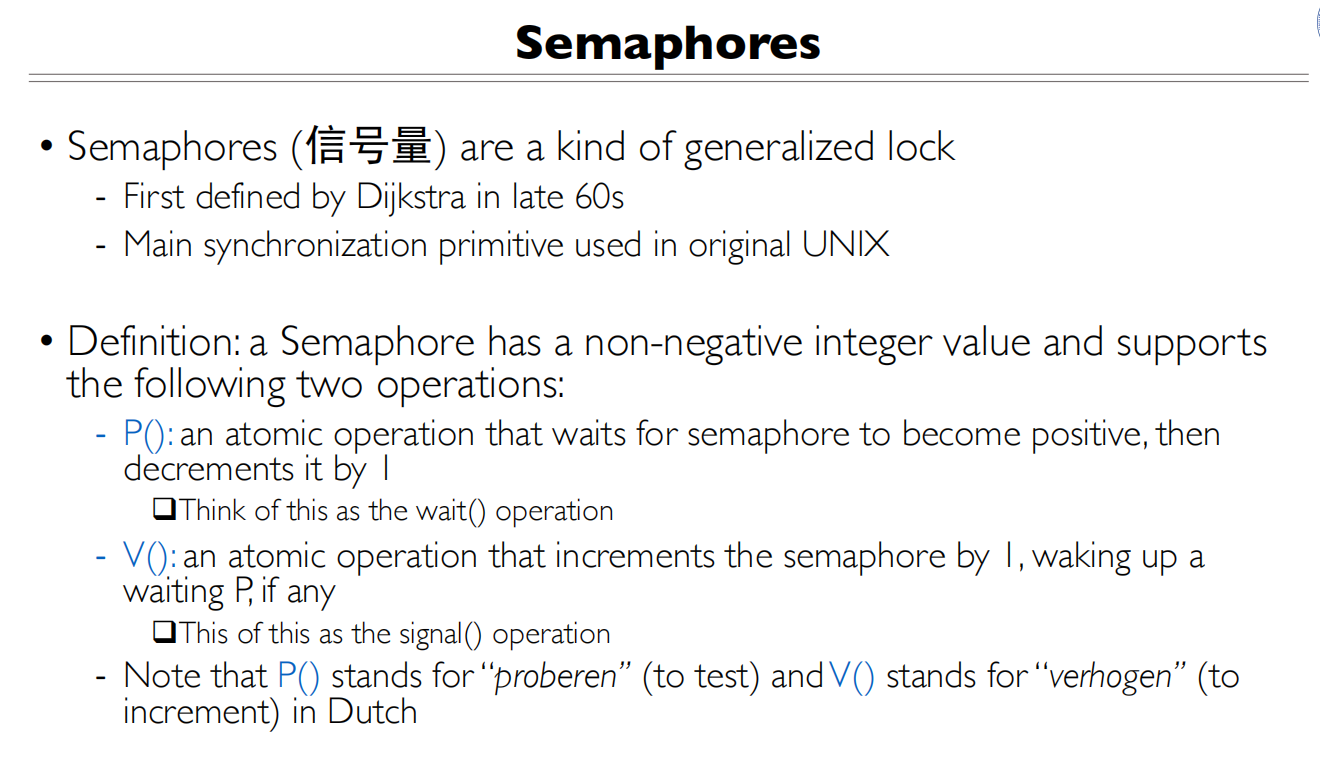10 Lock and conditional variable design 信号量1