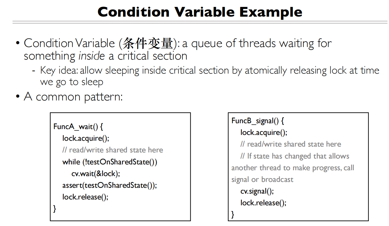 10 Lock and conditional variable design 条件变量2