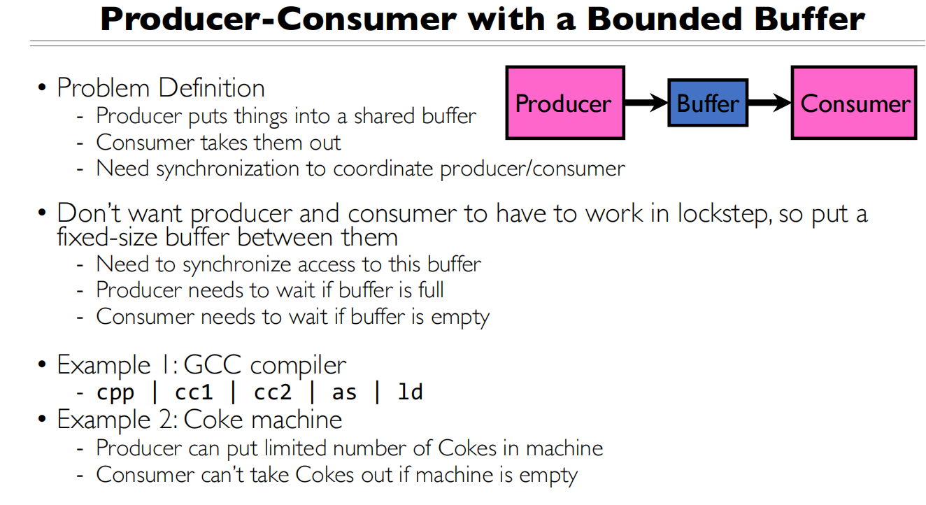 10 Lock and conditional variable design 生产者消费者问题