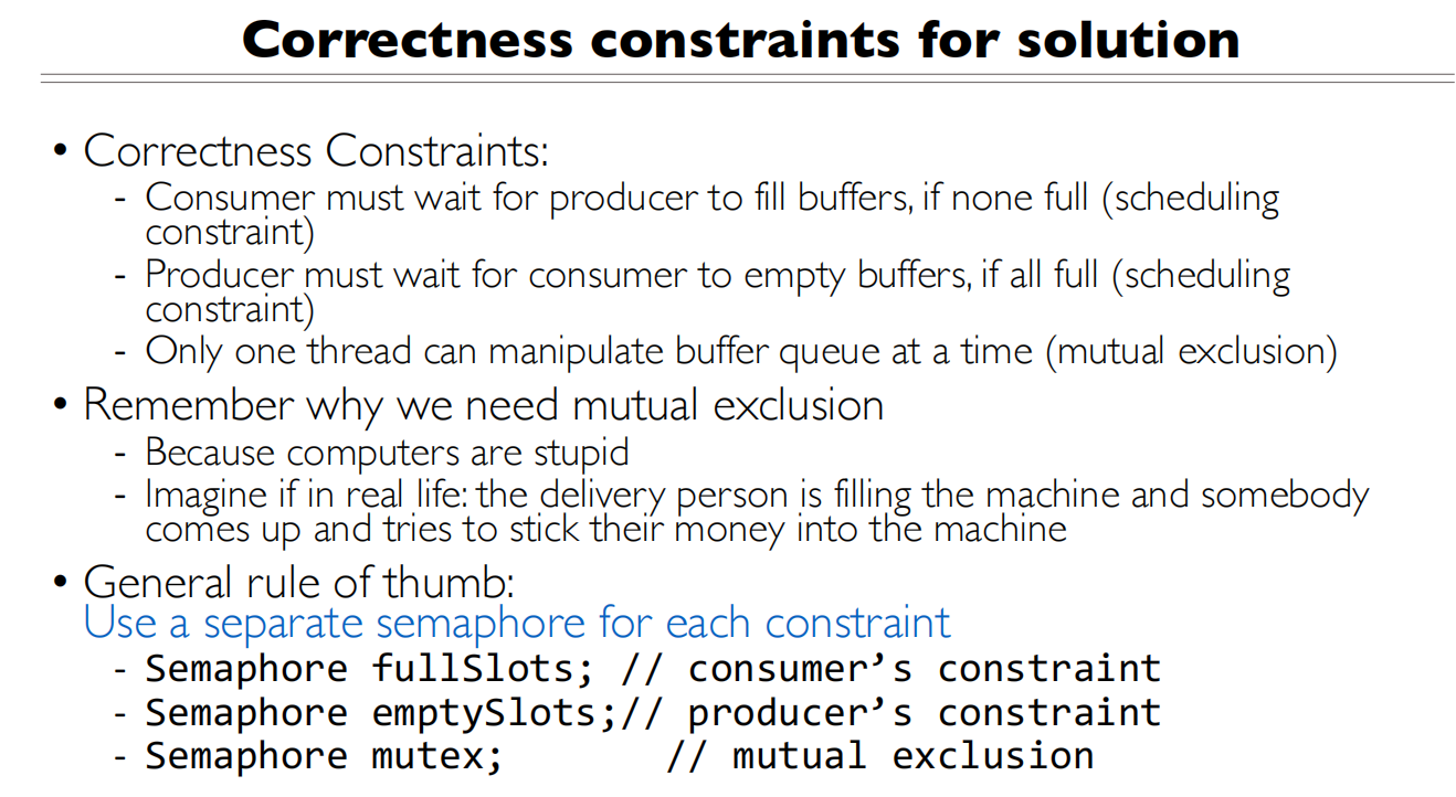 10 Lock and conditional variable design 生产者消费者问题2