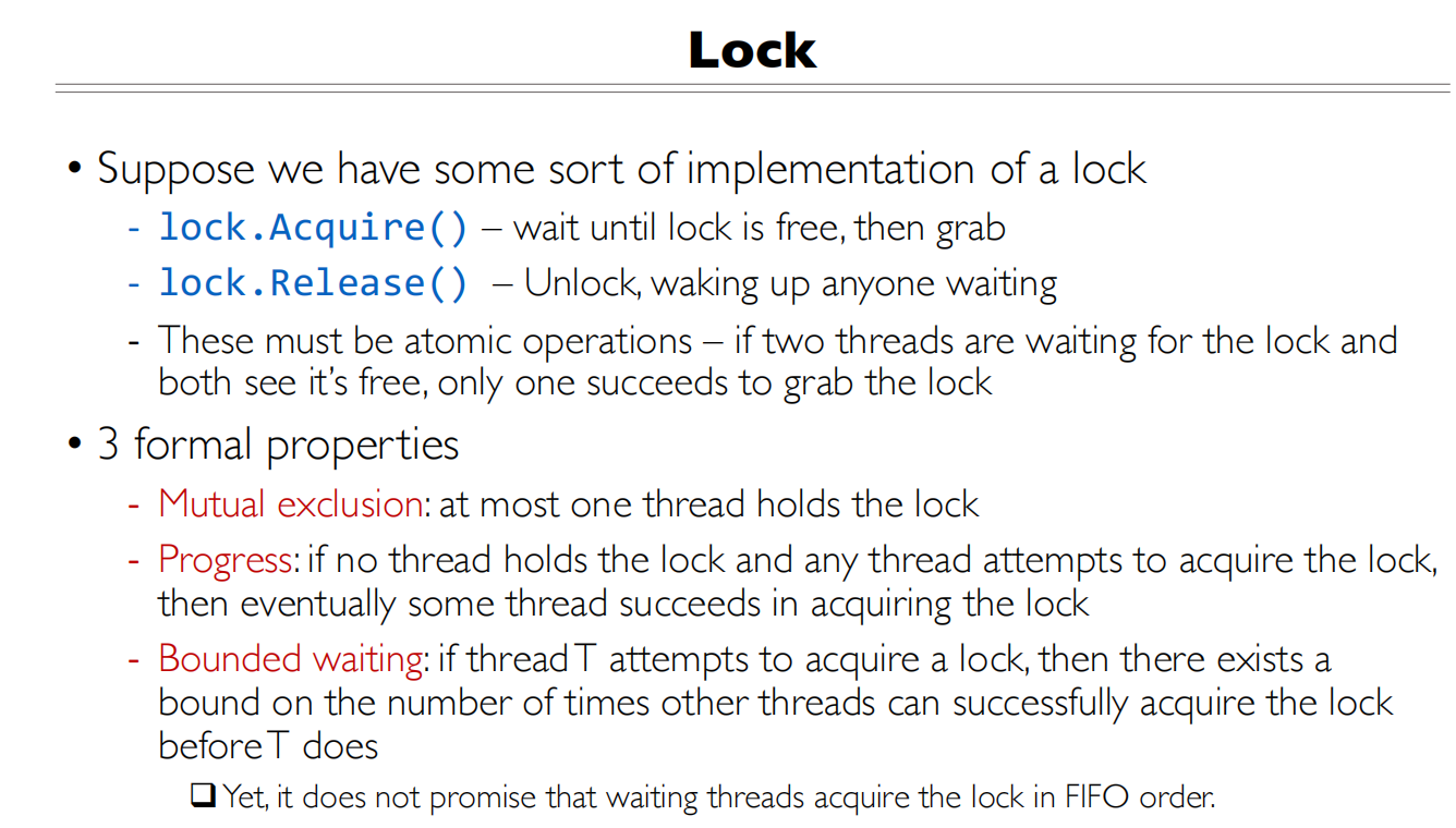 10 Lock and conditional variable design 锁1