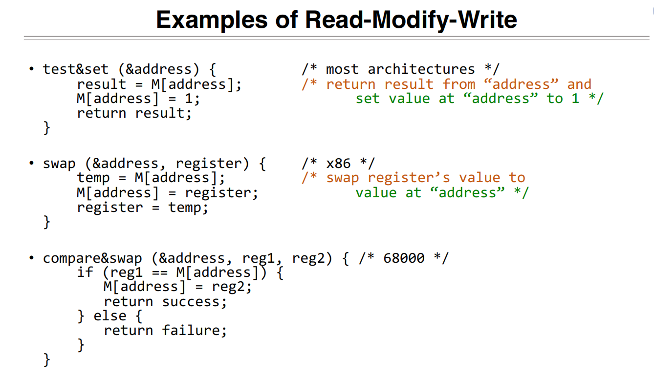 11 Lock and Condition Variables Implementation 多处理器实现锁2