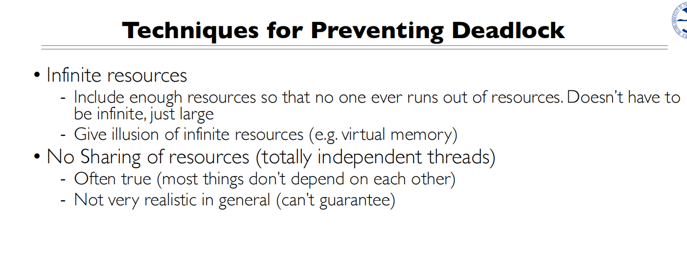 12 RW and Deadlock 防止死锁的技术