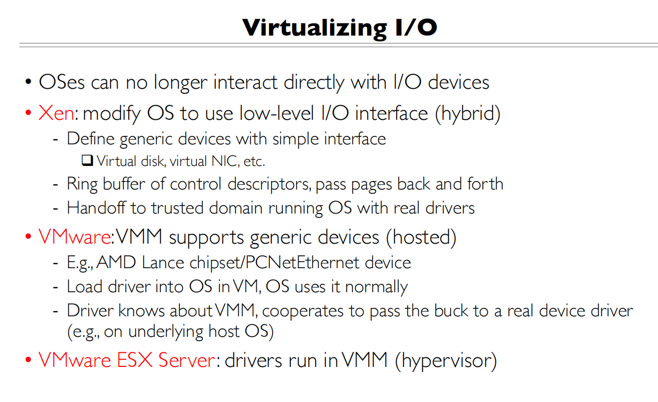 16 Virtual Machine 虚拟化IO