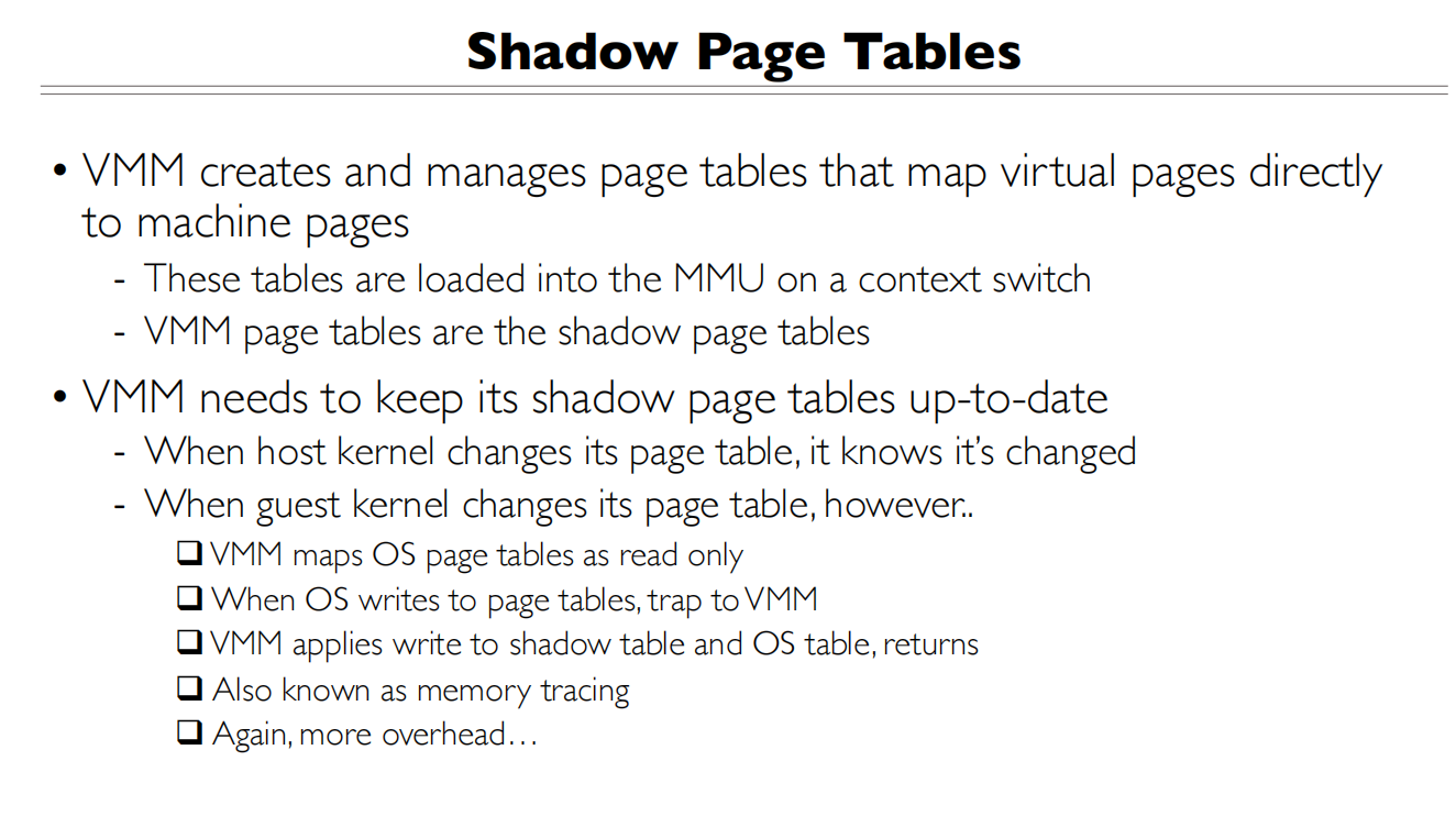 16 Virtual Machine 阴影页表2