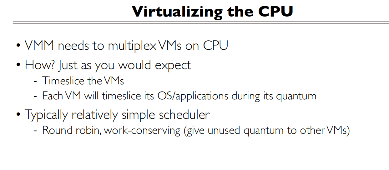 16 Virtual Machine CPU虚拟化