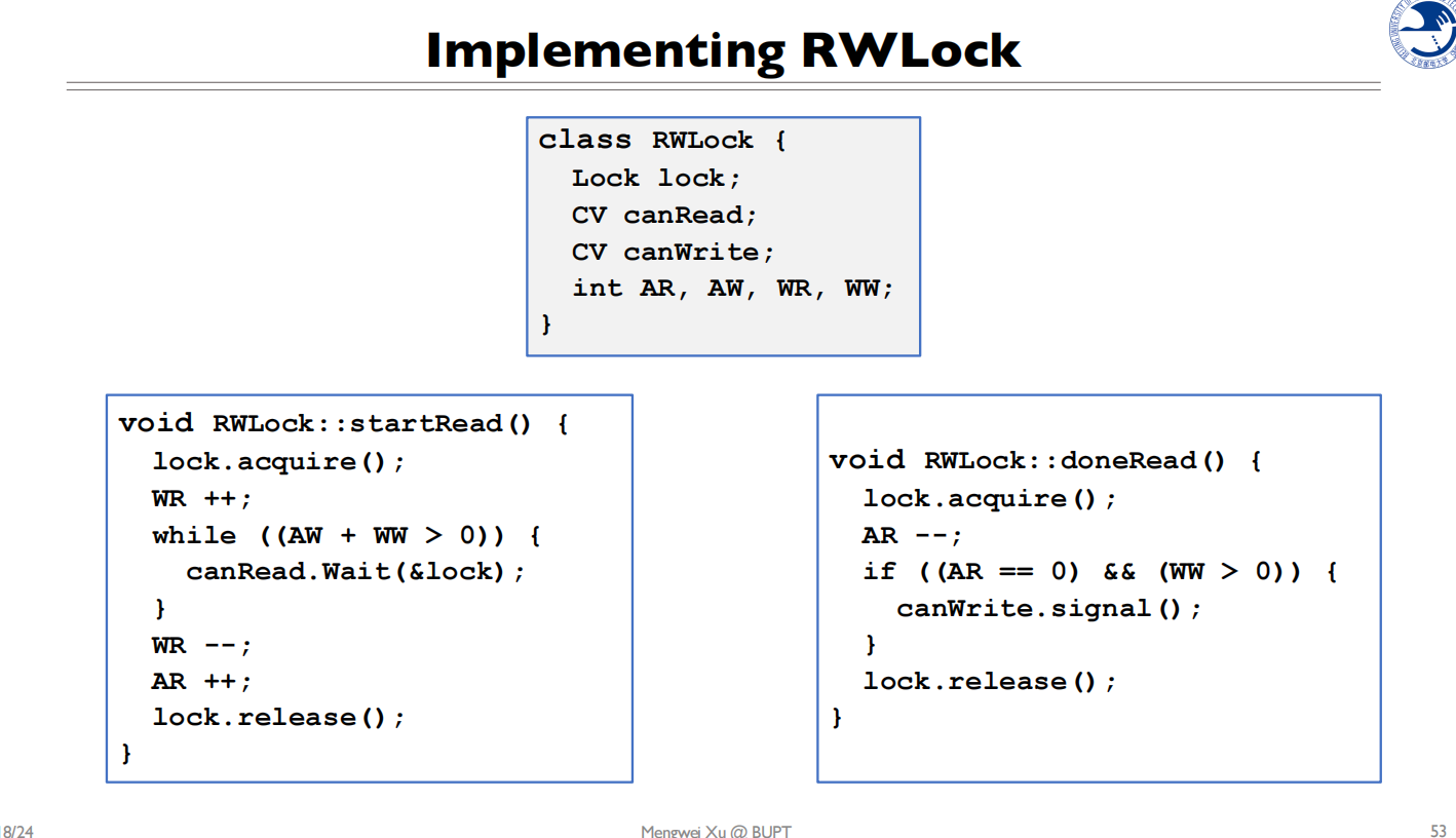 RW and Deadlock 实现读写锁2
