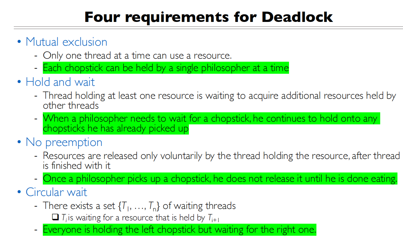 RW and Deadlock 死锁发生的条件2