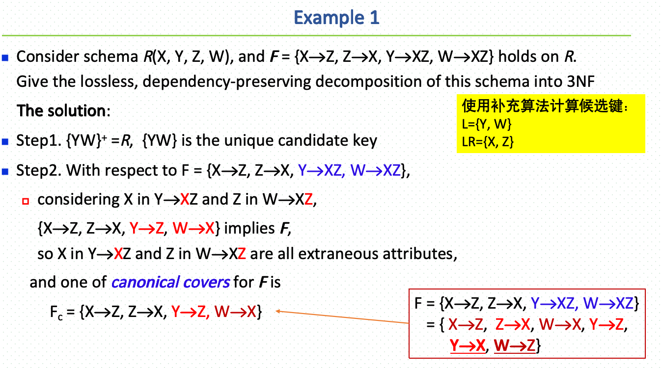 期末题型-Chapter-3NF decomposition 1