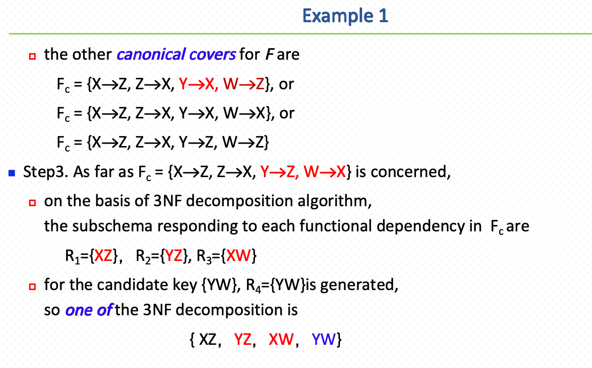 期末题型-Chapter7-3NF decomposition 2