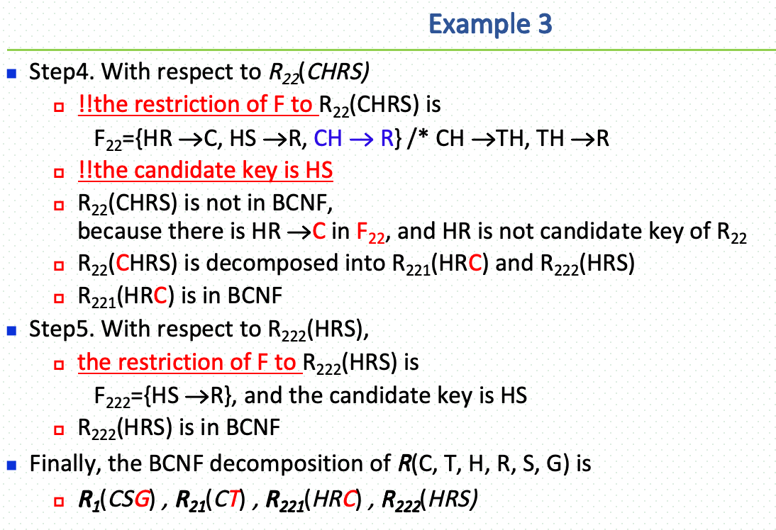 期末题型-Chapter7-BCNF decomposition 7