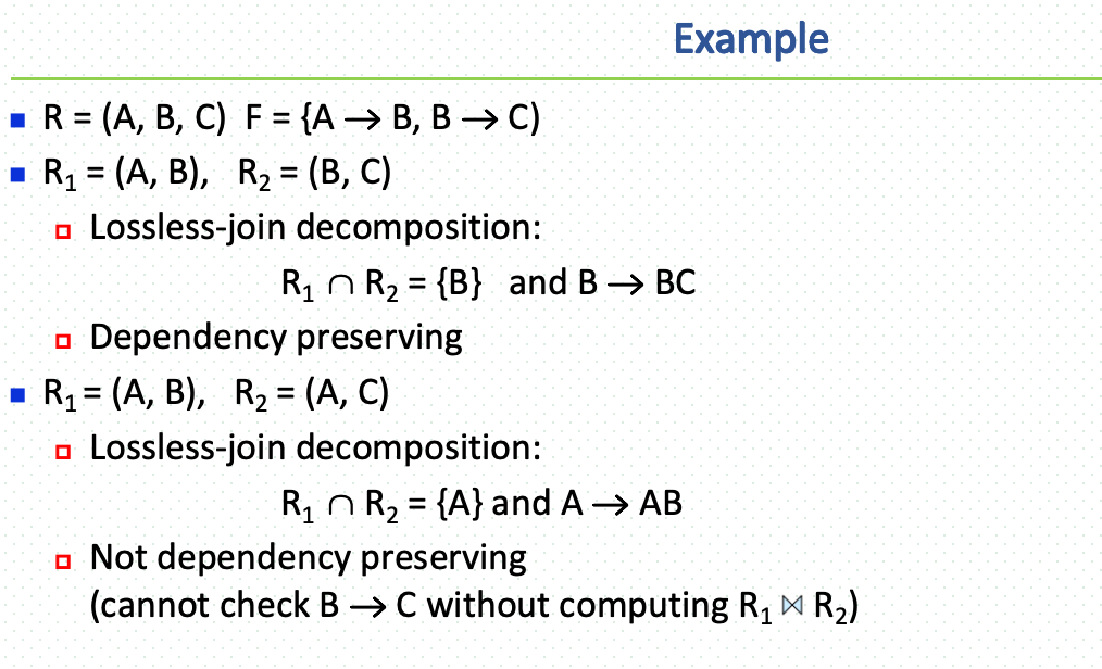 期末题型-Chapter7-Decompose a schema into BCNF-2